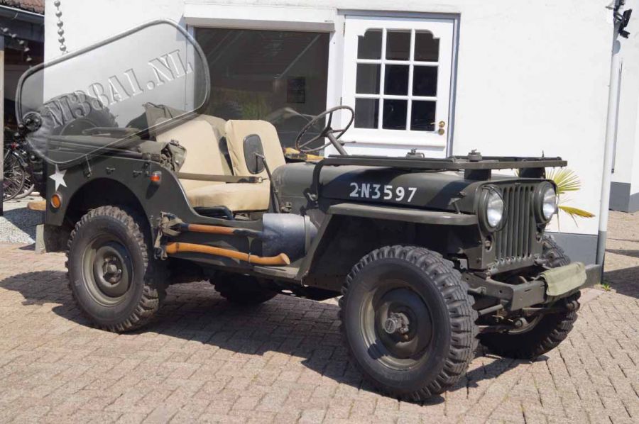 Willys M38 1950 met Complete Canvas Huif Te Koop ,For Sale, - Nekaf